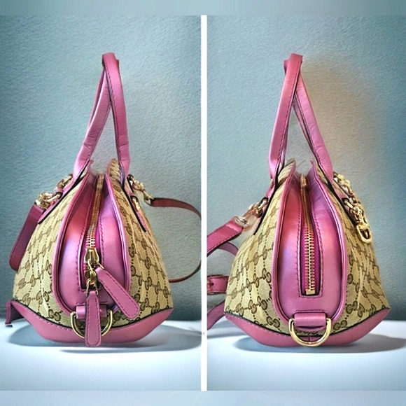 GORGEOUS RARE Authentic Gucci Pink Satchel - Picture 7 of 15